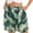 Grey, variant on Women's Summer Floral Beach Shorts Casual Elastic Waist Drawstring with Pockets Board Swim Trunks