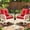 Red, variant on MEETWARM Outdoor Wicker Rocking Chairs Set of 2, Rattan Patio Rocker Chairs with Thick Cushions and High Back, All-Weather Patio Wicker Chair with Safe Rocking Design for Garden, Cream White/Beige