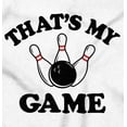 thumbnail image 2 of Thats My Game Bowling Bowler Unisex Plus Fleece Graphic Hoodie Brisco Brands 5X, 2 of 5