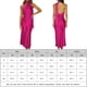 thumbnail image 2 of Vestidos de Fiesta Elegantes para mujer Vestido dividido de fiesta sexy de satén sin espalda Cgtredaw Rosa roja T L para Mujer, 2 of 7