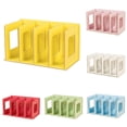 thumbnail image 2 of 4 Grids Wooden Bookshelf Storage Rack Tabletop Bookcase Organizer Home Decor, 2 of 10