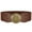 Brown, variant on SUOSDEY Women Wide Elastic Belt Western Buckle Strecth Waist Belt for Dress