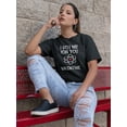 thumbnail image 2 of "I Got My Ion You Valentine" Quote, Heart Athom Women Black T-Shirt, Female Large, 2 of 4