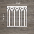 thumbnail image 2 of Ekena Millwork 15 3/8"W x 15 3/8"H x 3/8"T Medium Cedar Park Decorative Fretwork Wall Panels in Architectural Grade PVC, 2 of 9