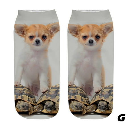 

Socks for Women 1 PairsUnisex Men Women Funny Anklet Socks Popular Printed Casual Short Socks