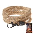 thumbnail image 3 of PREPARED4X Fire Starter Rope â€“ 36â€ Waterproof, Wax-Infused Hemp Tinder Wick Refill â€“ Fire Tinder for Emergency Kit, Survival Kits, Survival Tools, 3 of 4