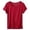 Wine, variant on Gaexia Women’s Fashionable Casual Lightweight Solid T Shirt Top for Daily Wear (,XXL)