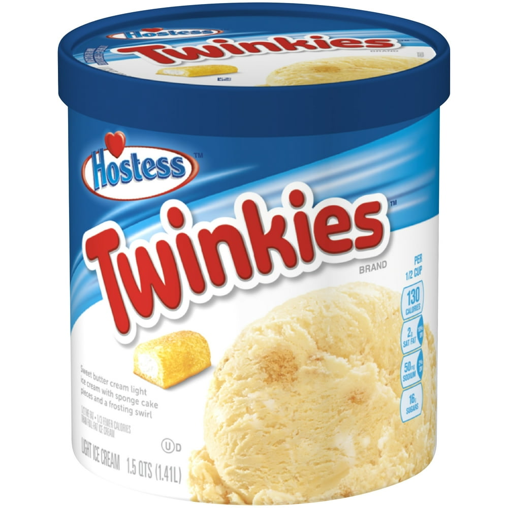 Hostess Twinkies Snack Cake Ice Cream, 1.5 Qt. Walmart