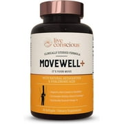 Live Conscious MoveWell Plus Krill Oil Joint Health, 353 mg, 30 softgels