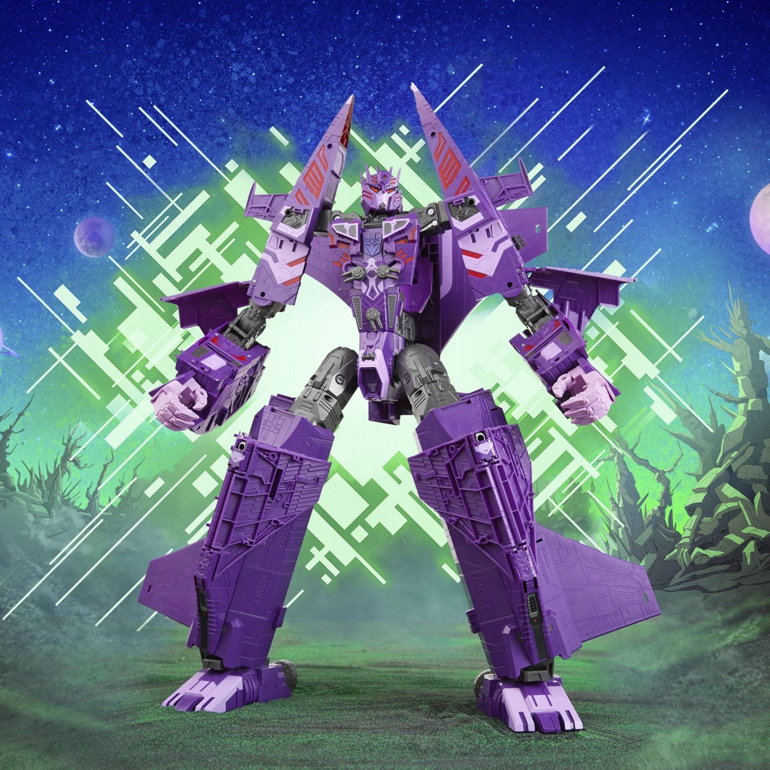 Transformers Generations Legacy Evolution figurine de collection Decepticon Nemesis de classe Titan de 60 cm, pour adultes, à partir de 15 ans