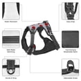 thumbnail image 6 of Fotbe Ladybug Pattern Dog Harness, No-Pull Pet Harness with 2 Leash Clips, Adjustable Soft Padded Dog Vest with Easy Control Handle for Large Dogs-Large, 6 of 6