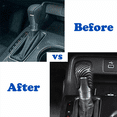 thumbnail image 3 of 3X Carbon Fiber ABS Gear Shift Knob Cover Trim Fit for 11Th 2022 -2023 for Accord 2018-2022, 3 of 7