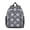 Geometric Flower Blue, variant on Geometric Triangle Beige Pattern Backpack for School, Cute School Bag with Adjustable Shoulder Straps and Padded Back, 13.8"x11.4"x6"