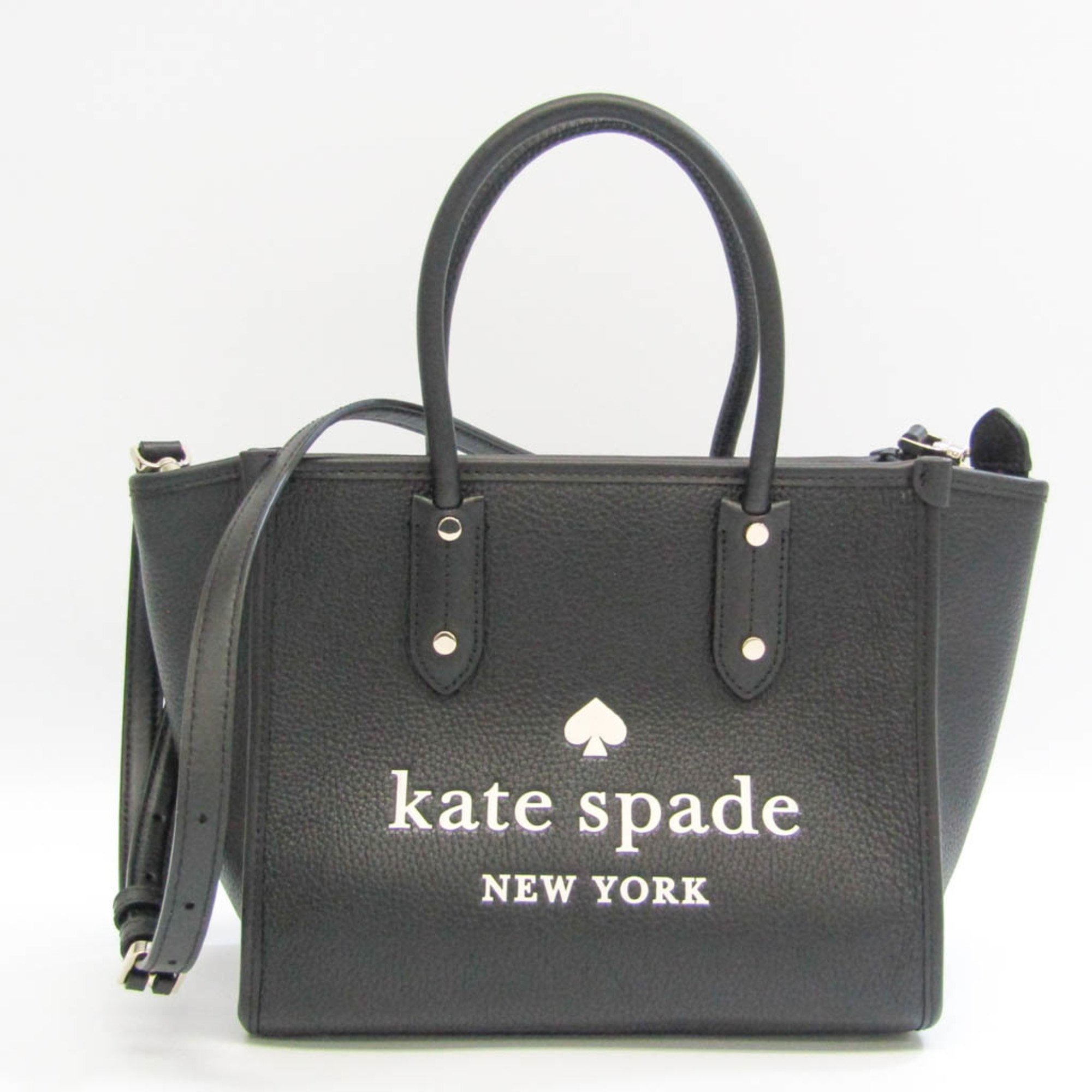 Authenticated Used Kate Spade SMALL TOTE K4689 Women's Leather Handbag,Shoulder  Bag Black 