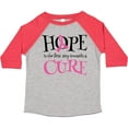 thumbnail image 3 of Inktastic Breast Cancer Hope Quote Girls Toddler T-Shirt, 3 of 5