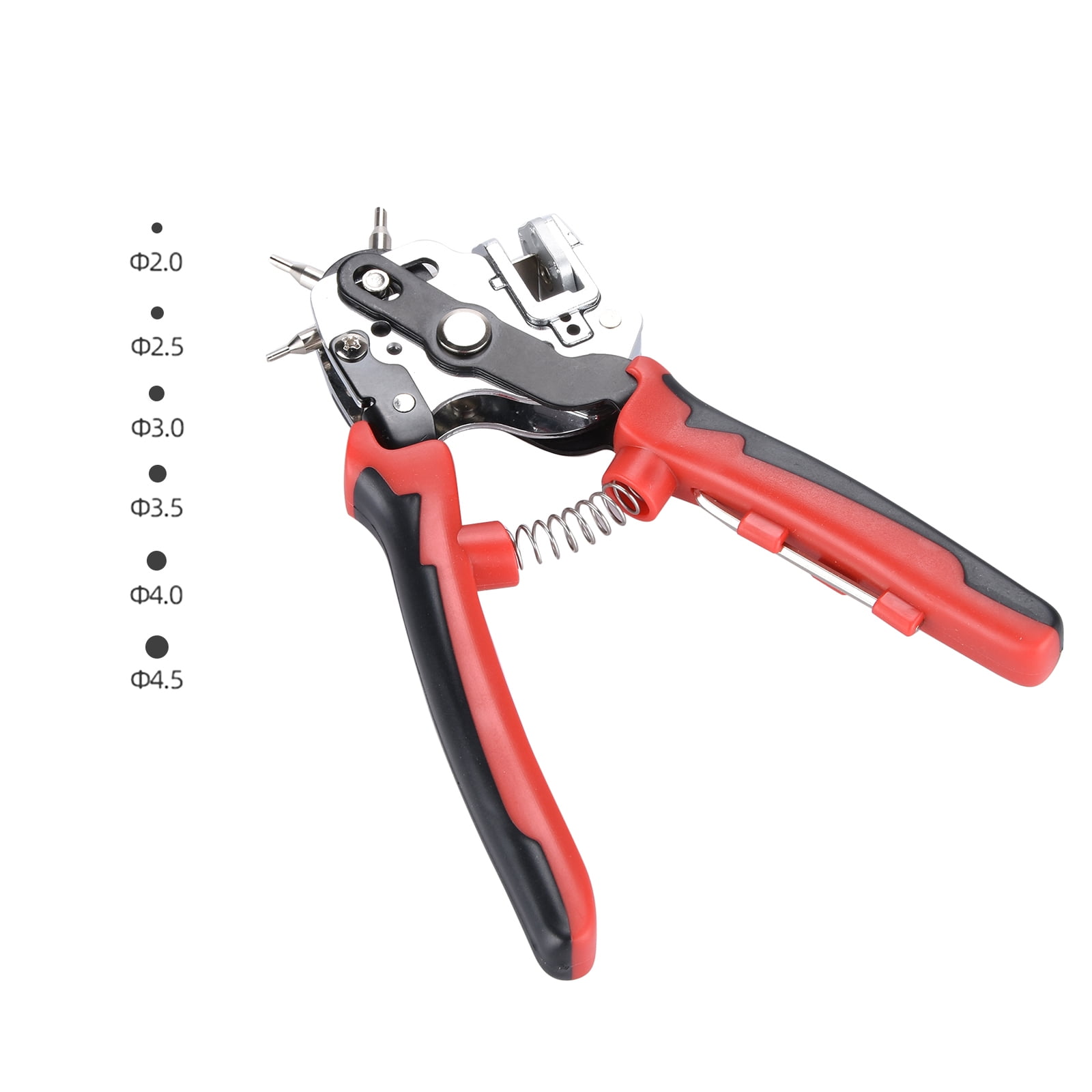 6 Multi-Hole Sizes Belt Hole Puncher Leather Single Hole Punch Tool TAPDRA Spare Part