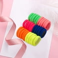 thumbnail image 3 of 20 Pieces/30 Pieces Of Girl Non-Damage Hairband Elastic Hairband, Small Ponytail Fixing Rope, Mixed Color Soft Headband Accessories, Mini Seamless Baby Hairband, 3 of 5