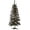 Black, variant on 4 ft Pre-Lit Mini Artificial Christmas Tree, White Iridescent Tinsel, 70 Clear Lights, 110 Tips, Includes Stand