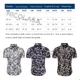 thumbnail image 2 of Camisa Hawaiana Moda Casual Estilo Slim Fit Para Hombre, 2 of 4