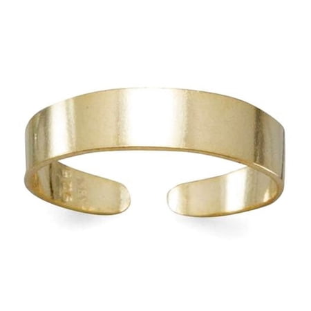 4mm 14 Karat Gold Plated toe ring toe ring for Women