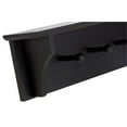 thumbnail image 3 of kieragrace KG Traditional  Foster Wall Shelf with 5 Pegs Black Engineered Wood, 3 of 6