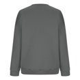 thumbnail image 5 of Lovskoo Sweatshirt for Women Trendy Casual Long Sleeve Round Neck Ladies Loose Sweatshirt Tops Blouse Dark Gray, 5 of 5