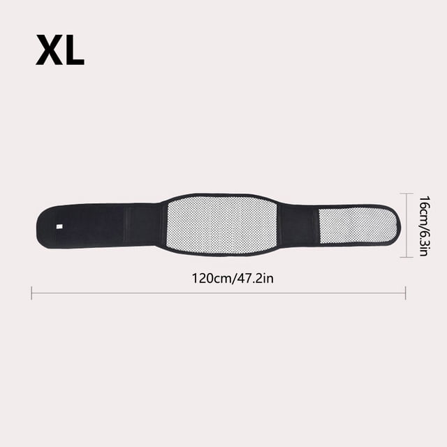 Fiudx Liquidación de ofertas flash Cinturón magnético para la cintura que se calienta automáticamente, compresa caliente, disco intervertebral lumbar y abdomen cálido.