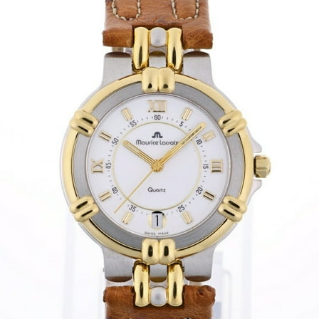 Pre-Owned Maurice Lacroix Calypso Date 95345 White Quartz 70095 (Good)