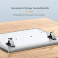 thumbnail image 4 of 1 Pair Portable Laptop Stand  Laptop Holder Shield Bracket Computer Stand  Zinc Alloy Ventilated Cooling Stand Mount Compatible with Any Laptop, 4 of 9