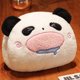 thumbnail image 1 of Bonita almohada calentadora de manos con forma de panda, dinosaurio y gato, para oficina, para dormir, manta de aire acondicionado, 1 of 5