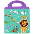 thumbnail image 1 of AMERTEER Sticker Book for Kids Reusable Scenes Stickers Book Static Sticker Toddler Learning Toys for Toddler Age 1-3 Year Old, 1 of 7