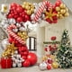 thumbnail image 2 of Juego de globos navideños con forma de bastón de caramelo, película de aluminio, rojo, verde, para fiesta de Año Nuevo, cadena de globos, decoración de arcos, suministros para regalos, 2 of 5