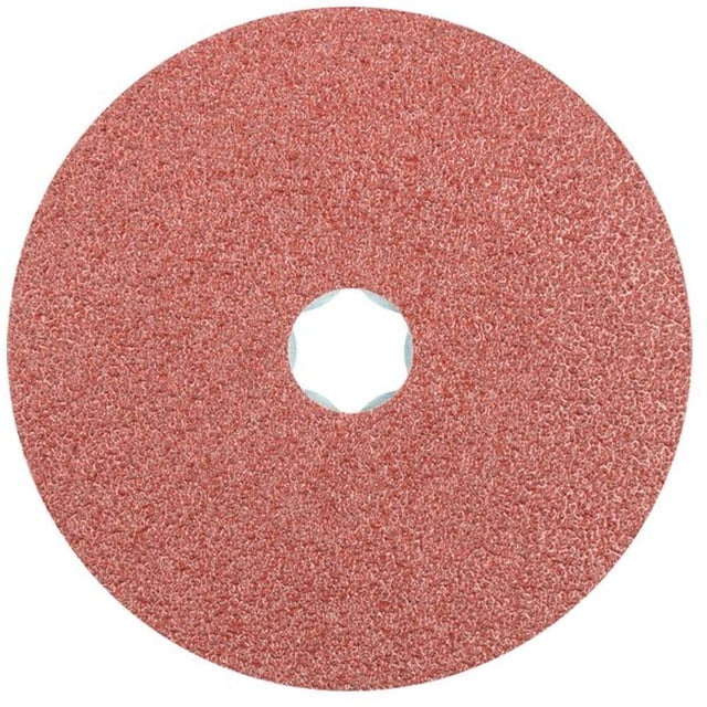 PFERD 40100 Combiclick Fibre Disc, Aluminum Oxide A Type, 5" Diameter, 12200 RPM, 36 Grit (Pack of 25)