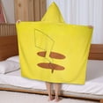 thumbnail image 2 of Pokemon Pikachu Bath/Pool/Beach Soft Cotton Terry Hooded Towel Wrap, 35" x 60", By Kids Pokemon Pikachu 30 in x 50 in, 2 of 7