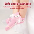 thumbnail image 4 of Toddler Grip Socks Non Slip Toddler Socks 12 Pairs Girls Ankle Socks with Grippers for 1-7 Years Girls Children(03 Flower Style,3-5T), 4 of 5