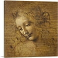 thumbnail image 1 of ARTCANVAS Female Head - Head and Shoulders of a Woman 1505 Canvas Art Print by Leonardo da Vinci - Size: 36" x 36" (1.50" Deep), 1 of 9