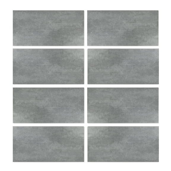 12″ x 24″ SPC Commercial Concrete Gray Stone-patterned Floor Tile for Hospital and Business