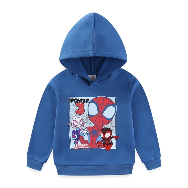 Sudadera con capucha Marvel Spidey y sus increíbles amigos Spider-Man Blue