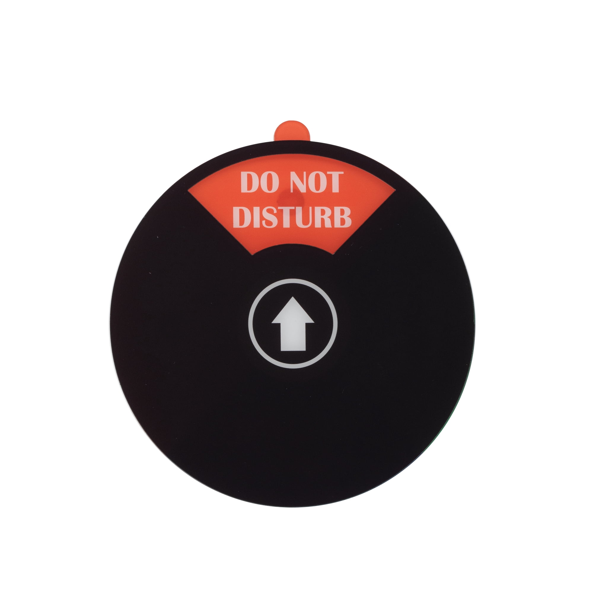 Pen+Gear Rotating Door Sign Plaque, 5-Inch, Black, 4 Message Options