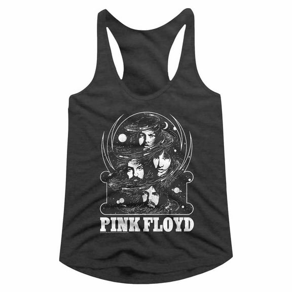 Pink Floyd Full Of Stars Heather Women's Racerback Tank Top