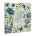 thumbnail image 4 of Stupell Industries Be Still Floral Phrase Religious Painting Gallery Wrapped Canvas Art Print Wall Art, 24 x 24, 4 of 8