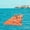 Orange(15 x 6 FT), variant on Digitalstone 12 x 6 FT Floating Water Mat Foam Pad Lake Floats Lily Pad, 3-Layer XPE Water Pad with Storage Straps for Adults Outdoor Water Activities