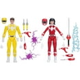 thumbnail image 2 of Power Rangers Lightning Collection Mighty Morphin Yellow Ranger and Red Ranger Action Figure (6"), 2 of 4