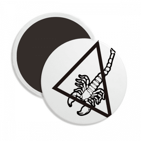 

Scorpion Natural Insect Region Round Ceracs Fridge Magnet Keepsake Decoration