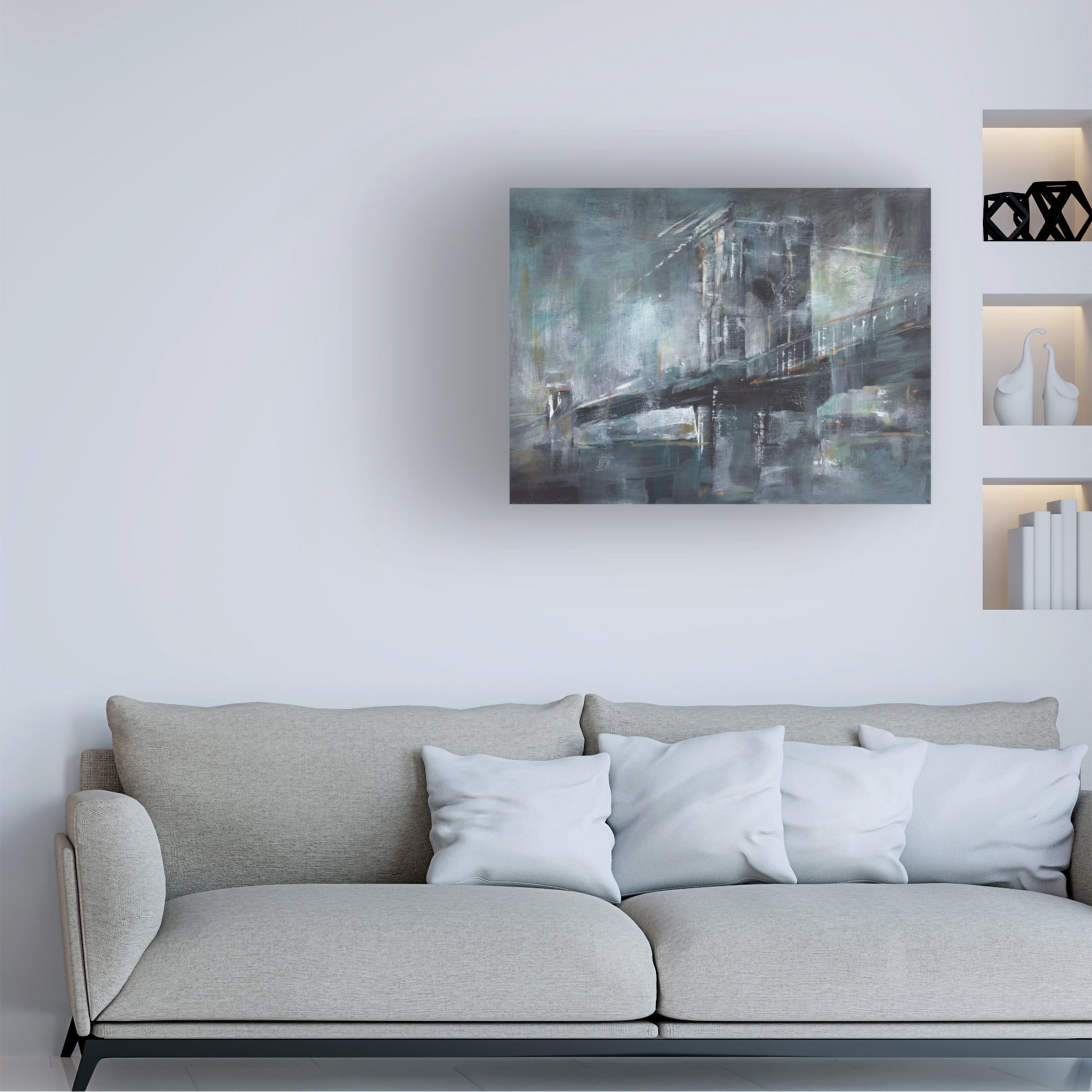 Trademark Fine Art Ethan Harper Illuminated Crossing I Canvas Wall Art