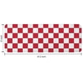 thumbnail image 7 of Red and White Checkered Pattern Kitchen Rug Mat,Kitchen Runner Rugs Non Skid Washable,Decorative Kitchen Floor Mats for Kitchen,Sink,Laundry,17"x47.2", 7 of 7