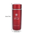 thumbnail image 3 of Botella de agua alcalina Nano Balance Bio Energy Lonizer Cup Frasco Doble núcleo de filtro (rojo), 3 of 8