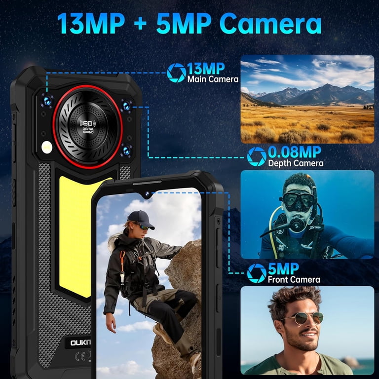 OUKITEL WP53S Rugged Smartphone Unlocked,16B+128GB Android 15