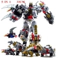 thumbnail image 4 of Figura de acción 5 en 1 BPF G1, transFormable, destructor, deFormación, Robot, dinosaurio, regalo para niños, 4 of 4