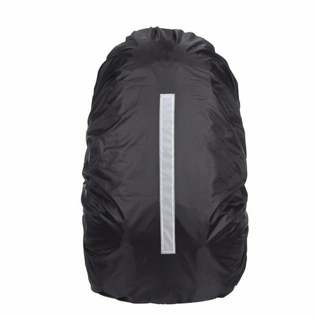 Housse de Pluie Imperméable en Nylon Anti-Poussière Sac de Voyage Réfléchissant pour Sac à Dos 25-45L
